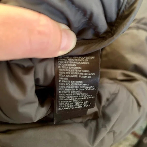 The North Face Dark Gray Goose down coat - Picture 5 of 10